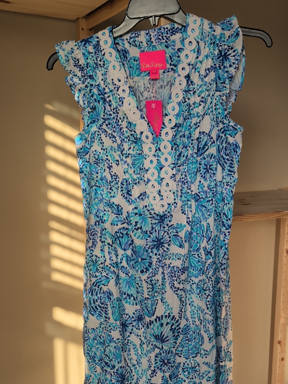 Lilly Pulitzer Joan Tunic Dress XS NWT Shell Me You Love Me